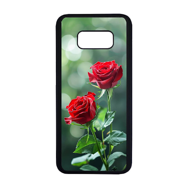 Blommor Röda Rosor Samsung Galaxy S8+ Skal