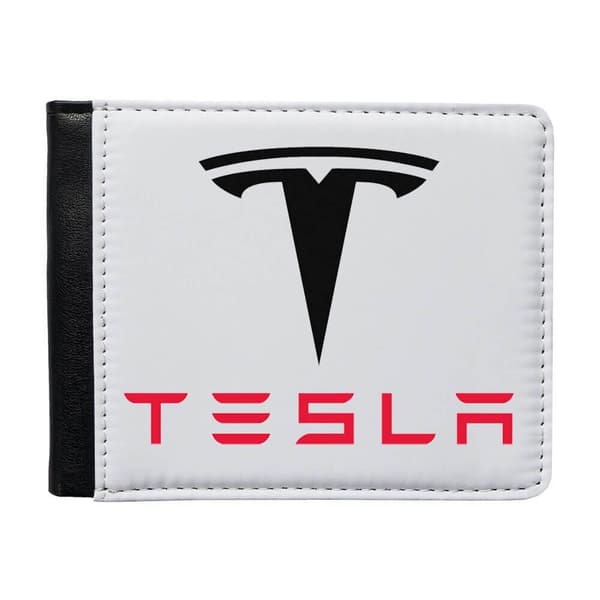 Tesla Plånbok För Män Med Myntfack