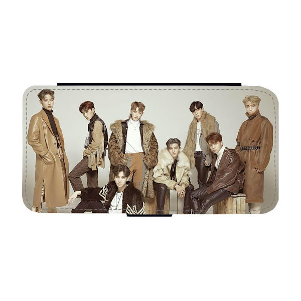 K-Pop Ateez iPhone 15 Pro Flip Mobilfodral