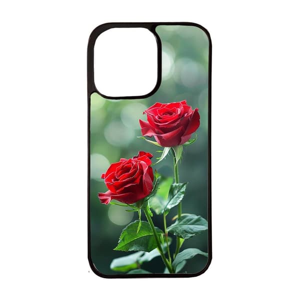 Blommor Röda Rosor iPhone 13 Pro Max Skal