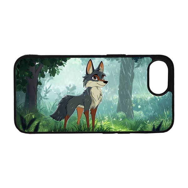Tecknad Varg iPhone 16e Mobiltelefon Skal