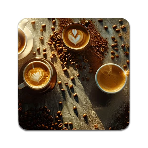 2 ST Kaffe Latte Cappuccino Underlägg