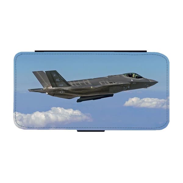 F-35 Lightning II Jaktflygplan iPhone 13 Flip Mobilfodral