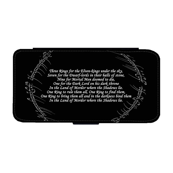 Black Speech iPhone 7/iPhone 8 Flip Mobilfodral