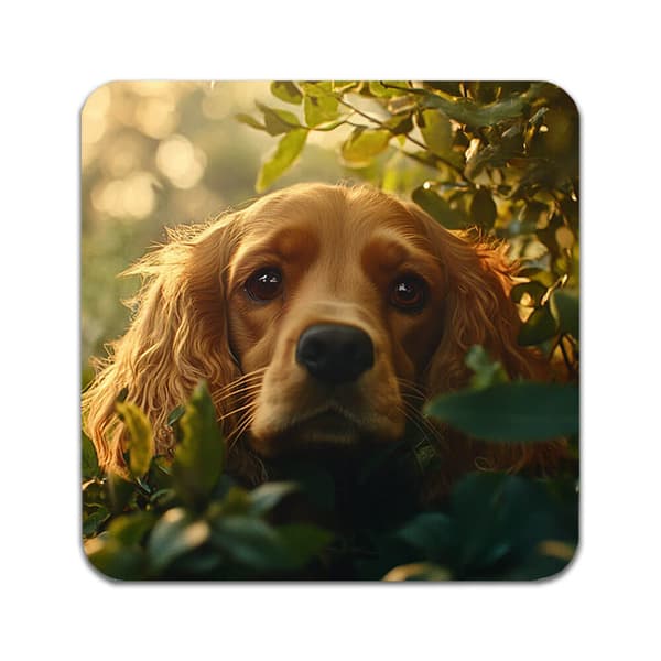 4 ST Hund Engelsk Cocker Spaniel Underlägg