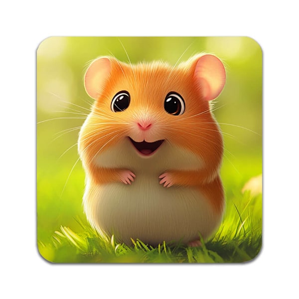 4 ST Djur Hamster Underlägg