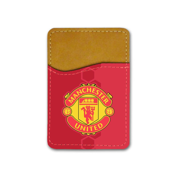 Manchester United Självhäftande Korthållare För Mobiltelefon multifärg one size