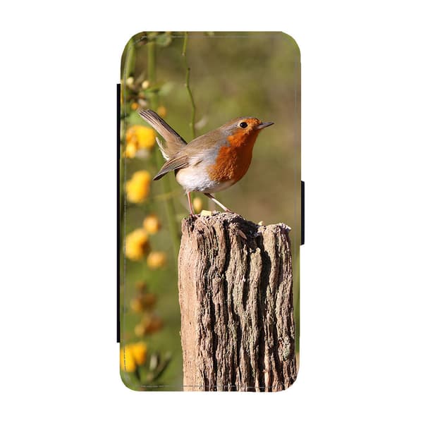 Fågel Rödhake Samsung Galaxy A54 5G Flip Mobilfodral