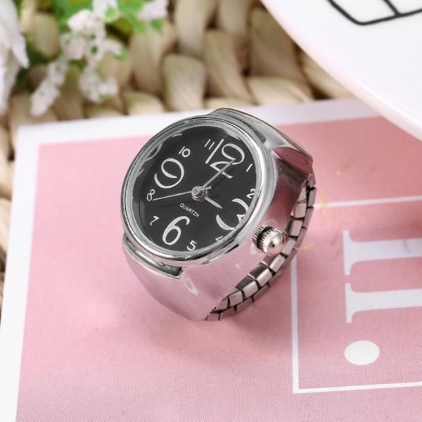 1st Love Ring Watch Kvinnor Män Mode Personlighet A Quartz Steel Watch