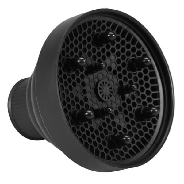 Vikbar diffusor för hårtork - Märke - Modell - Diameter 6cm - Färg Svart