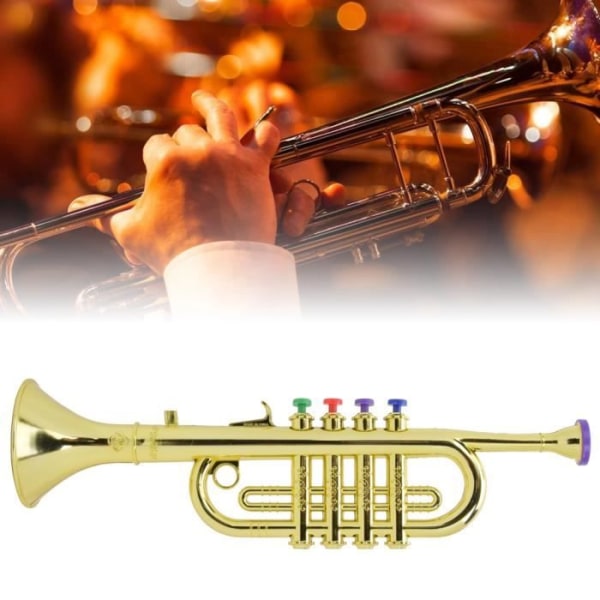Garosa Barntrumpethorn Musikinstrument Småbarnsleksak Saxofontrumpet, Barntrumpet, Musikkornett