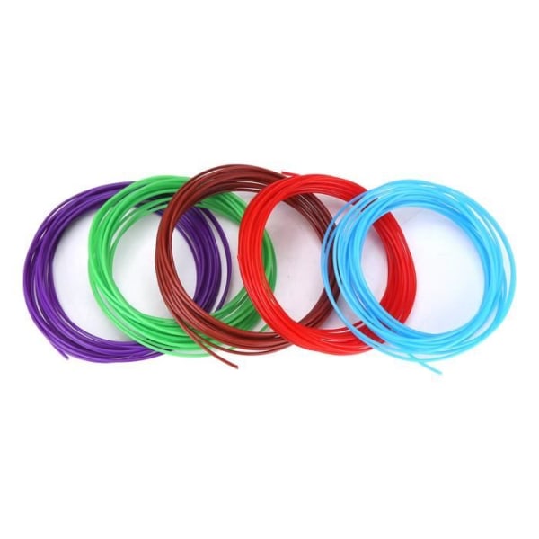 Filamentpåfyllning, 20 färger 1,75 mm PCL-utskrift Filamentfilamentpåfyllning för 3D-utskrift Pen Filament