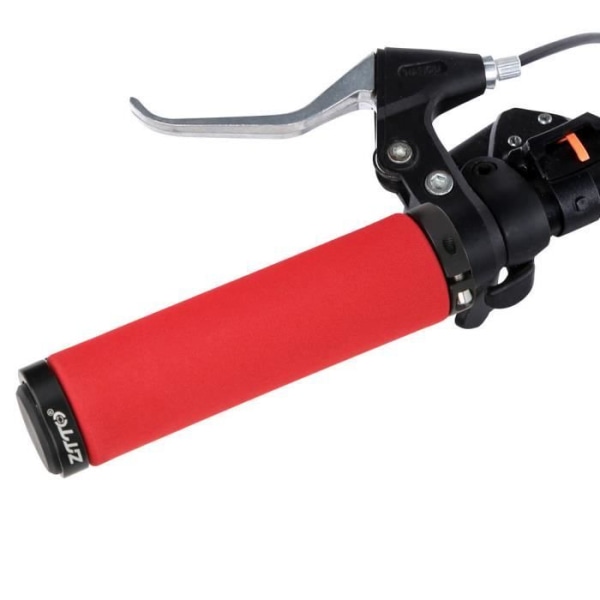 Handtag 1 par Sponge Bike Cykelstyre Anti-Slip Grips Lås på MTB-styregrepp (röd)