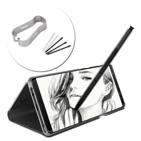 S Pen Tip Stylus Pen Refill Tool för Samsung Galaxy Note 8-9 Tab S3-4 Svart