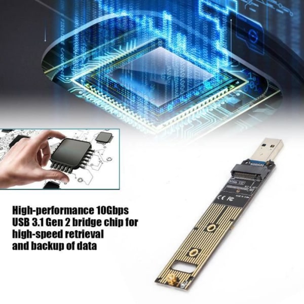 M.2 NVME SSD till USB SSD Adapter Card Hard Drive Converter Card