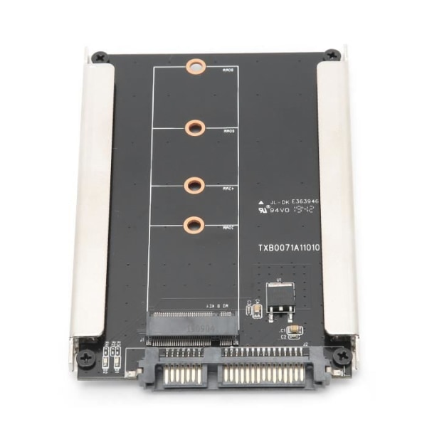 M.2 till 2.5 tum SATA SSD-adapter, M.2 NGFF till SATA3-adapterkort för M.2 M.2 B-KEY SSD-enhet, expansionskort