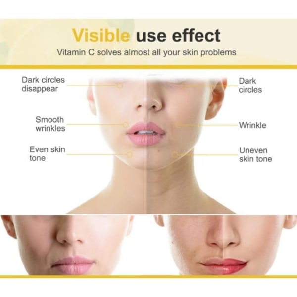 Dilwe Brightening Cream Brightening Face Cream med C-vitamin fuktgivande och närande hudkräm