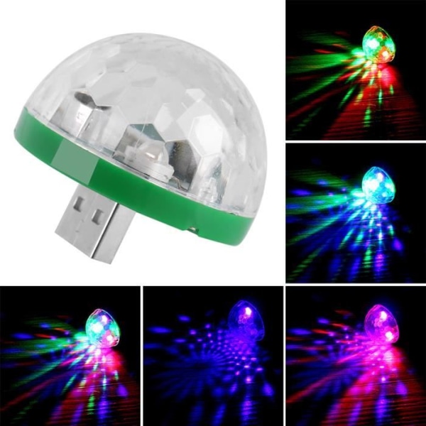 2 ST USB Mini LED Disco Scen Light Magic Lamp Ball Party DJ KTV för USB