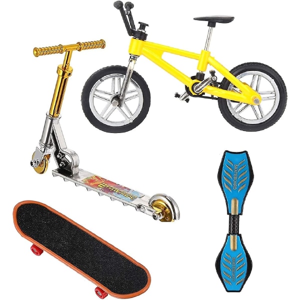 Mini Finger Sports Set, cyklar (gul) Skateboards S