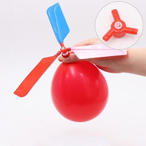 10 st Helikopter Ballong Leksaker Portable Outdoor Pla