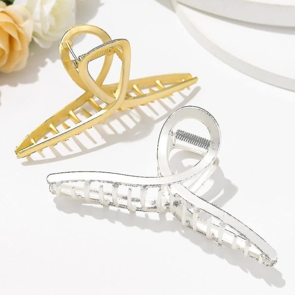 Hair Claw Clips Guld Hair Claw Shark Hair Claw Bar