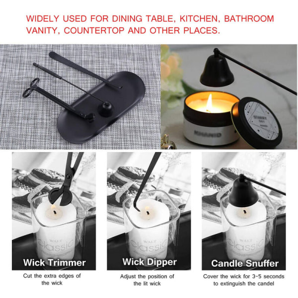 4 i 1 set Candle Wick Trimmer Ca