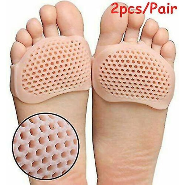 2 X Gel Metatarsal Sore Ball Of Foot Pain Kuddar Pads Innersulor