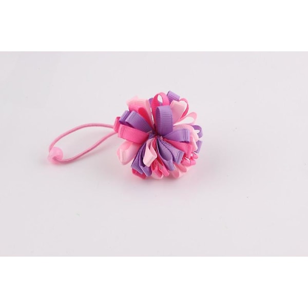 Barns flickor Flower Ball Färgglada Baby Hair Ro