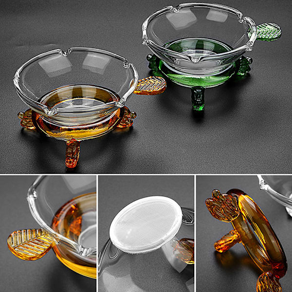 Creative Glass Tea Sil Infusers Filter Kung Fu Teaware Ac Green