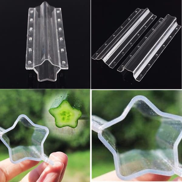 Gurkatillväxtbildande form i plast/hjärta/stjärnfrukt G Star