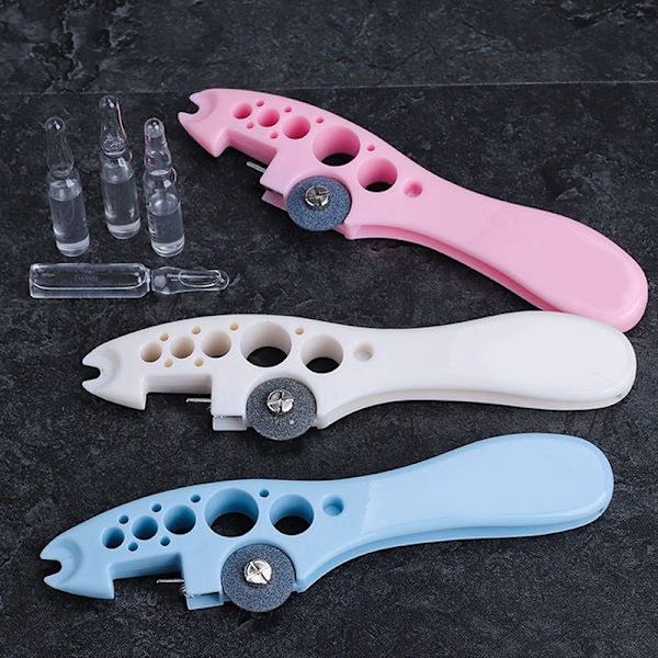 Ampull flasköppnare för sjuksköterska flaska ting Emery glasflaska Pink