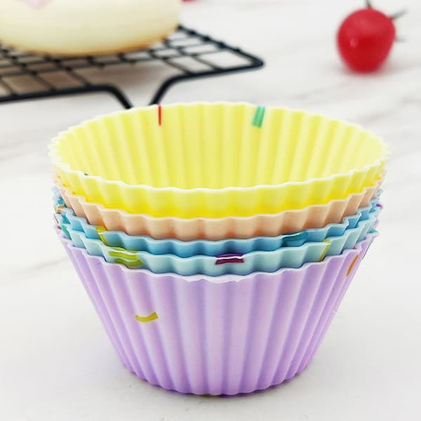 Form Cupcake Återanvändbara molds Muffinsbakning DIY Kit H