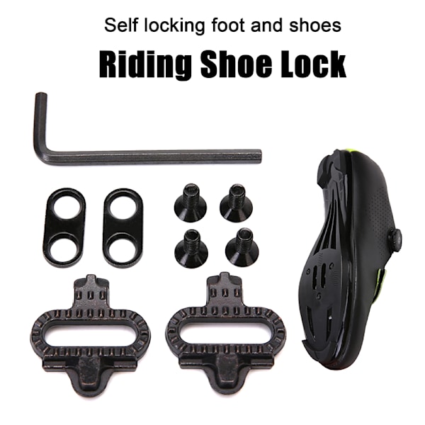 1 Set MTB Bike Pedal Cleats Självlåsande Cykel Pedal Cl 1Set