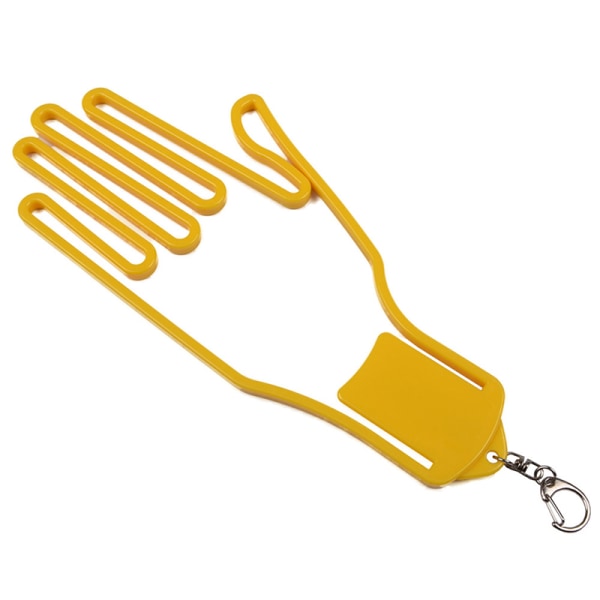 1 st Golfhandskar Bårhållare Keeper Hanger Handskar Support F Yellow