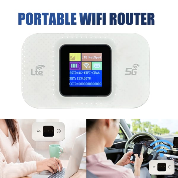 4G Router LTE Trådlös WiFi Router Mobil Mini Pocket WiFi 150M