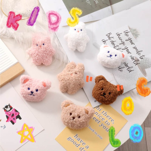 e Soft e Bear Pin Tecknad Plysch Söt Student Tjej Barn Uni A3