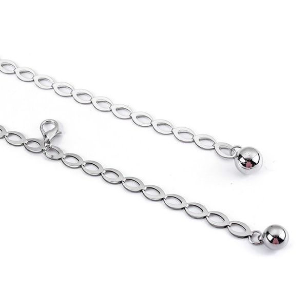Dammodebälten Lyxigt designerbälte Retro Silver Carved Ho Silver
