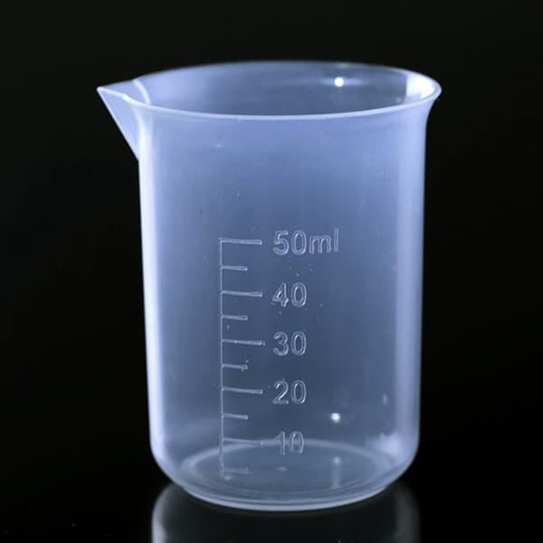 10 STK 50 ML graderad plastmätkopp för vätskemått C