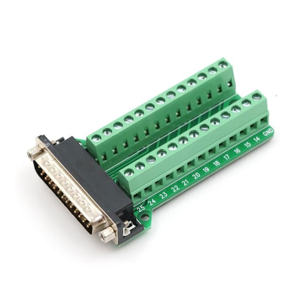 D-SUB DB25 Hane 25-stifts kontakt Breakout Board Terminaler Adapter Sol