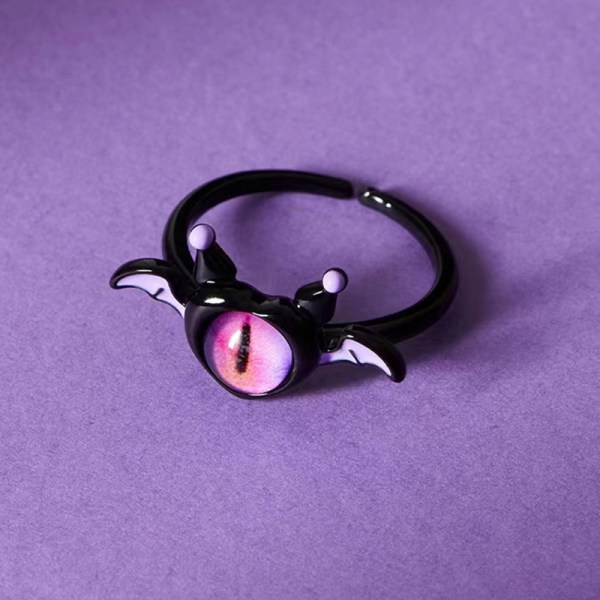 Halloween Little Monster Wing Bat Eye Ring Stud örhängen e Anim A1