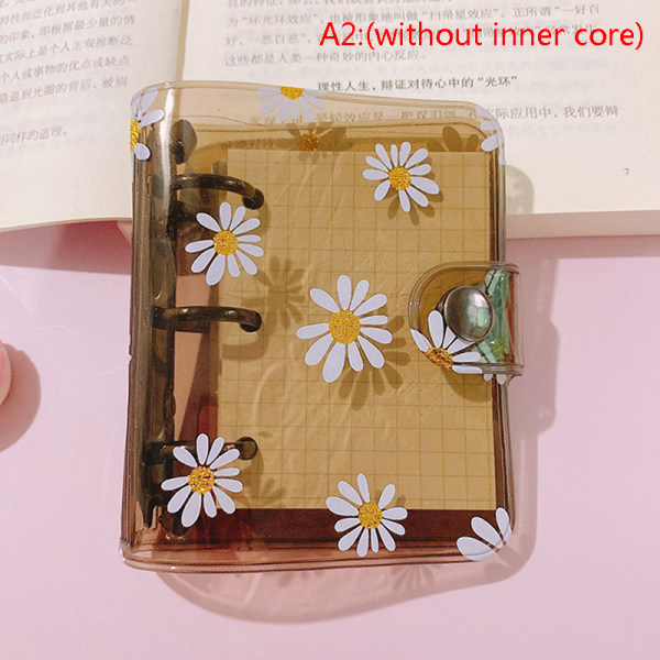 Mini 3-håls Daisy Binder Note Planner Organizer Notebook Journa A2