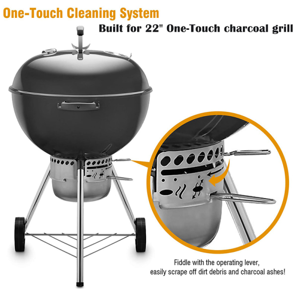 One-Touch Cleaning System Kit Design för Weber Kettle Grill L