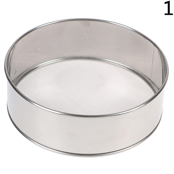 Kök Fin 60# Mesh Mjöl Sifter Rostfritt Stål Mjöl Sikt 1(15CM)