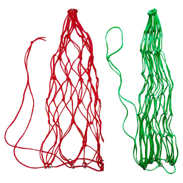 Nylon hönät Små hål hönät Haynet Slitstark hästvård Red