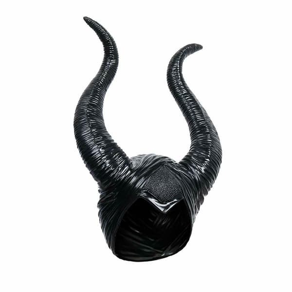 Halloween Hat Horns Cosplay Maleficent Evil Queen Headpiece Hea