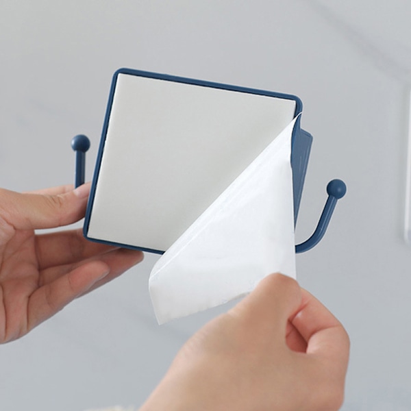 Väggmonterad Organizer Box Punch Fjärrkontroll Förvaring Wall Mo