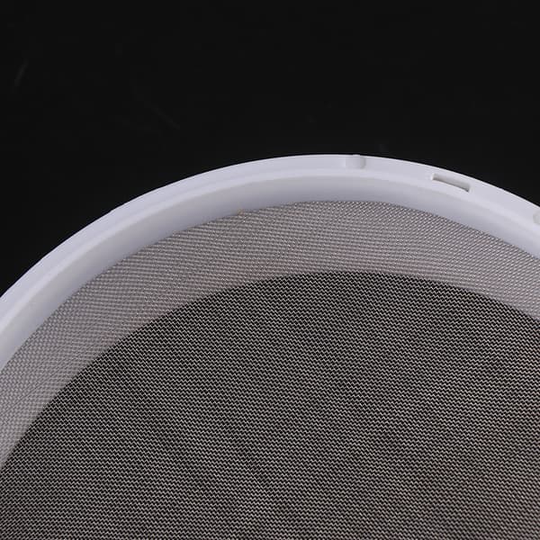 Vit Plast Mesh Mjöl Durkslag Sifter Sikt Ki