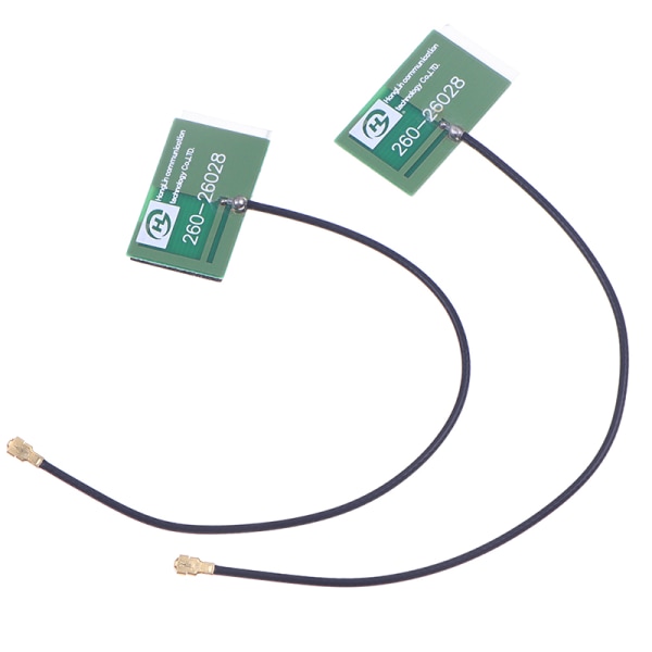 2x IPEX intern WIFI-antenn för bärbar dator Green