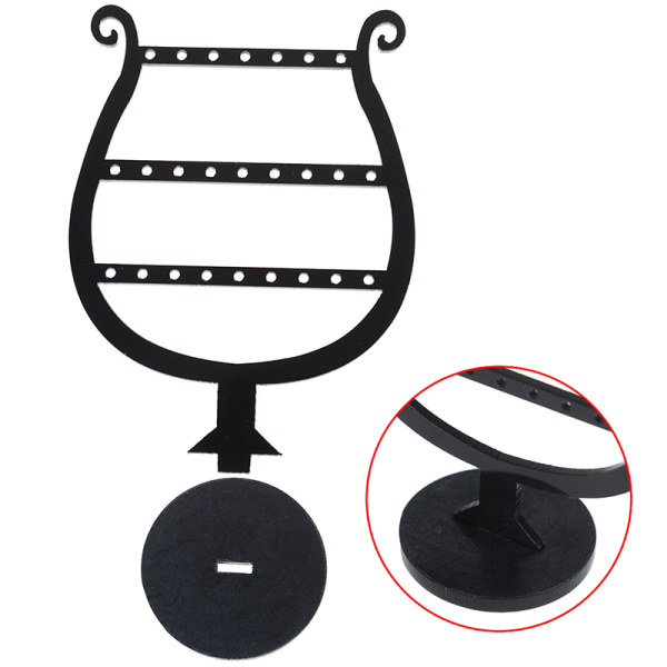 1Pc 2in1 Stud 25håls örhängen Smyckeskrin Display Stand Flaska