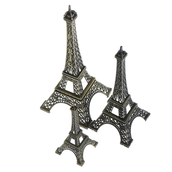 Mini Paris Eiffeltorn Modell Skrivbord Staty Staty Hantverk Souve S